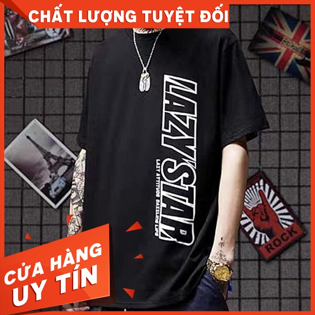 [SIÊU RẺ] Áo thun tay lỡ lazy star (unisex nam nữ đều mặc được)
