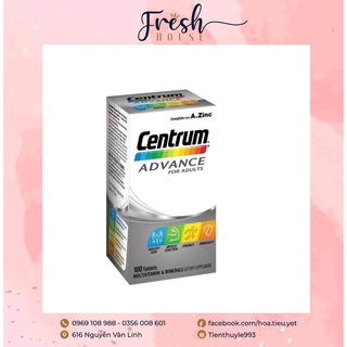 Lọ viên uống Centrum Advance 100 viên