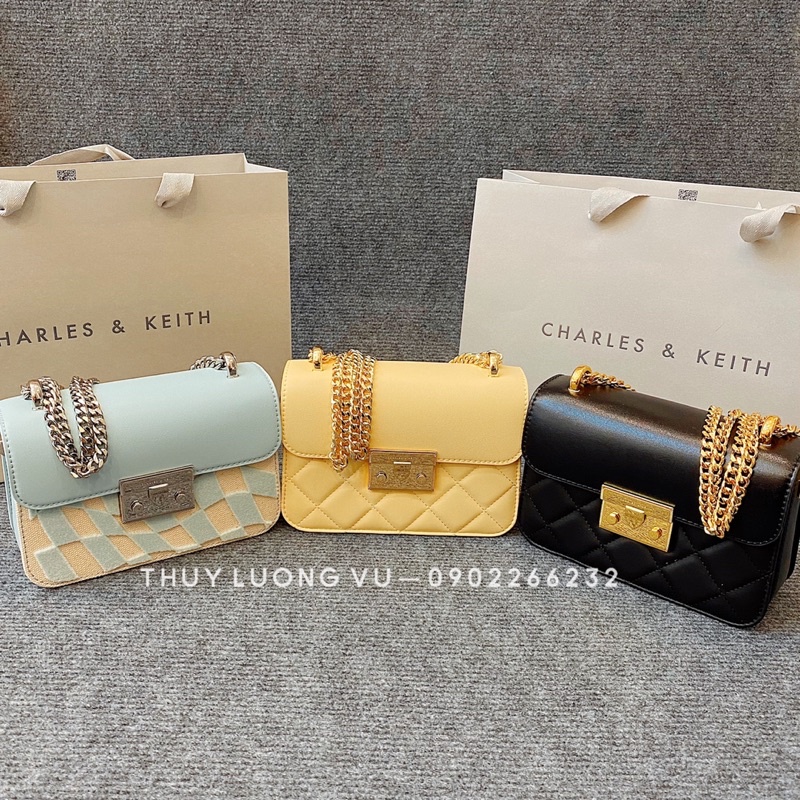 Túi xách Charles and Keith ba màu CK2-80701218
