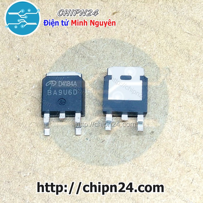 [2 CON] MOSFET Dán AOD4184 TO-252 50A 40V Kênh N (SMD Dán) (D4184 4184)