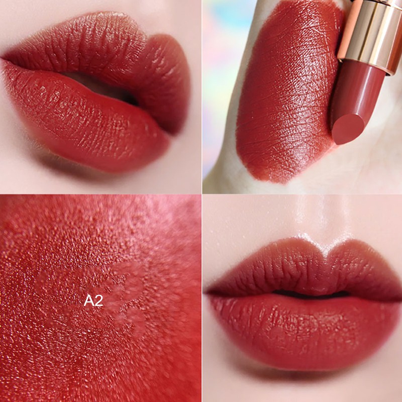 [Hàng mới về] Thỏi son lì thiết kế vỏ ngoài đẹp mắt chất son chống nước không dính | BigBuy360 - bigbuy360.vn