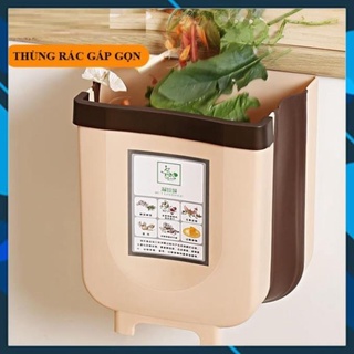 Thùng Rác Thông Minh Treo Tủ Bếp, Thùng Đựng Rác Gấp Gọn Size Lớn Cao Cấp freeship 70k