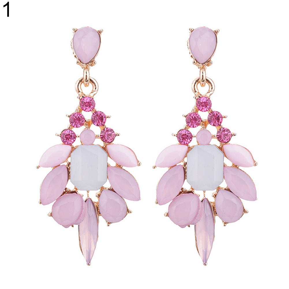 Bông Tai HợP Kim HìNh GiọT NướC ĐíNh Đá ThờI Trang