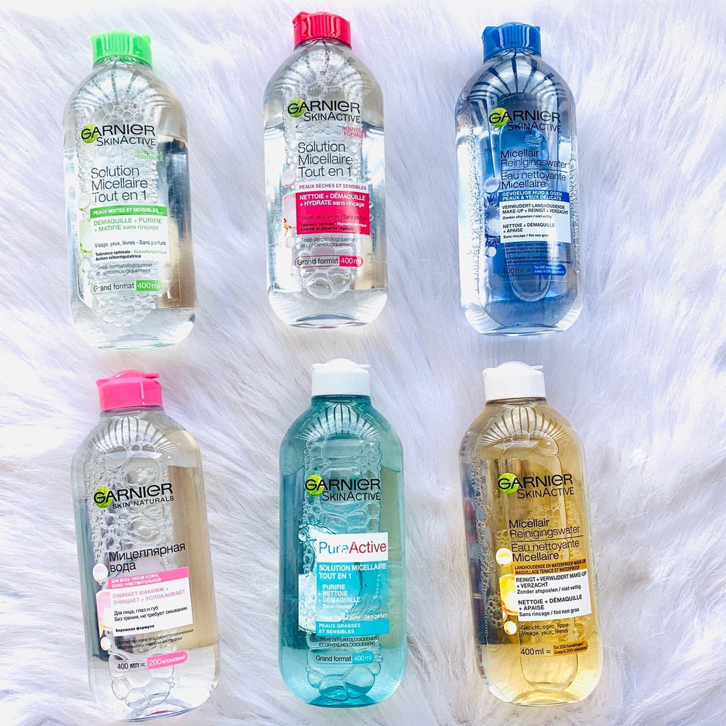 Nước Tẩy Trang Garnier Skin Active 400ml Cho Da Dầu Mụn Da Nhạy Cảm,Nước Tẩy Trang Garnier Dưỡng Ẩm Sạch Sâu Chính Hãng | BigBuy360 - bigbuy360.vn