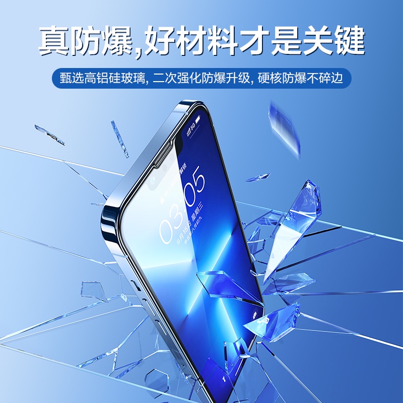 SmartDevil Kính cường lực HD bảo vệ màn hình thích hợp cho iPhone 13 pro max/13 pro/13 plus/13/12 pro max/12 pro/12