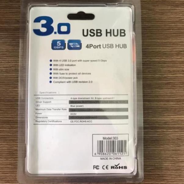Hub USB 4 Port 3.0 | BigBuy360 - bigbuy360.vn