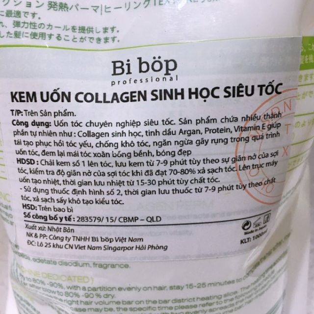 THUỐC UỐN ÉP BIBOP-SẢN PHẨM SINH HỌC | BigBuy360 - bigbuy360.vn