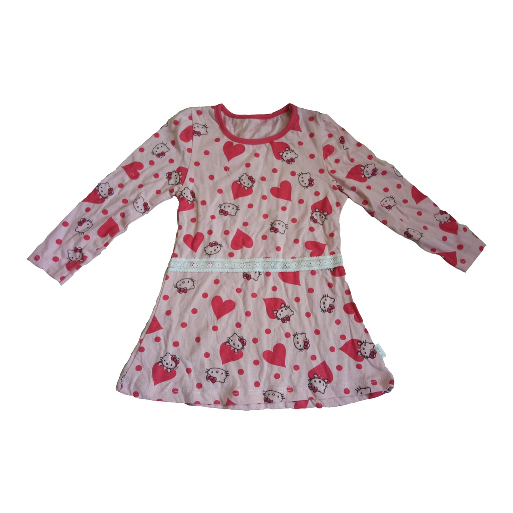 Áo dài tay bé gái size 100 cho bé 2 đến 3 tuổi