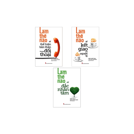 Sách - Combo Làm Thế Nào Để Kết Giao Với Người Lạ,Làm Thế Nào Để Đắc Nhân Tâm, Làm Thế Nào Để Thể Hiện Bản Thân Tro