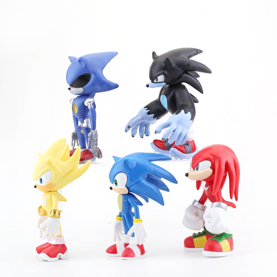 Mô Hình Nhân Vật Sonic the Hedgehog 12cm Bằng PVC Trang Trí Bánh Kem Quà sinh nhật