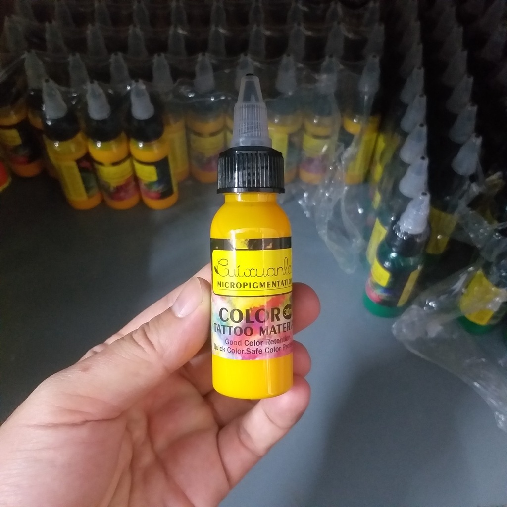 Mực Xăm hình mini Tatoo Eternal siêu đẹp hữu cơ dạng lọ  30ml