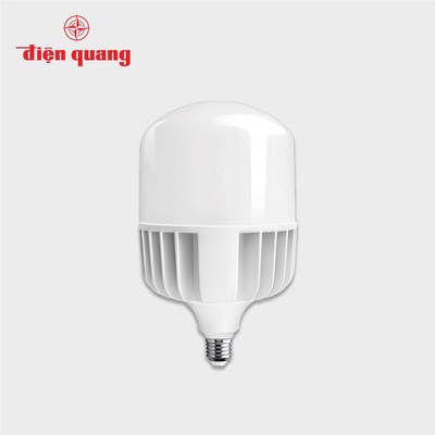 Đèn LED Bulb công suất lớn Điện Quang ĐQ LEDBU16 (20W/30W/80W/100W ánh sáng trắng, thân nhôm đúc, EMC, chụp cầu mờ)