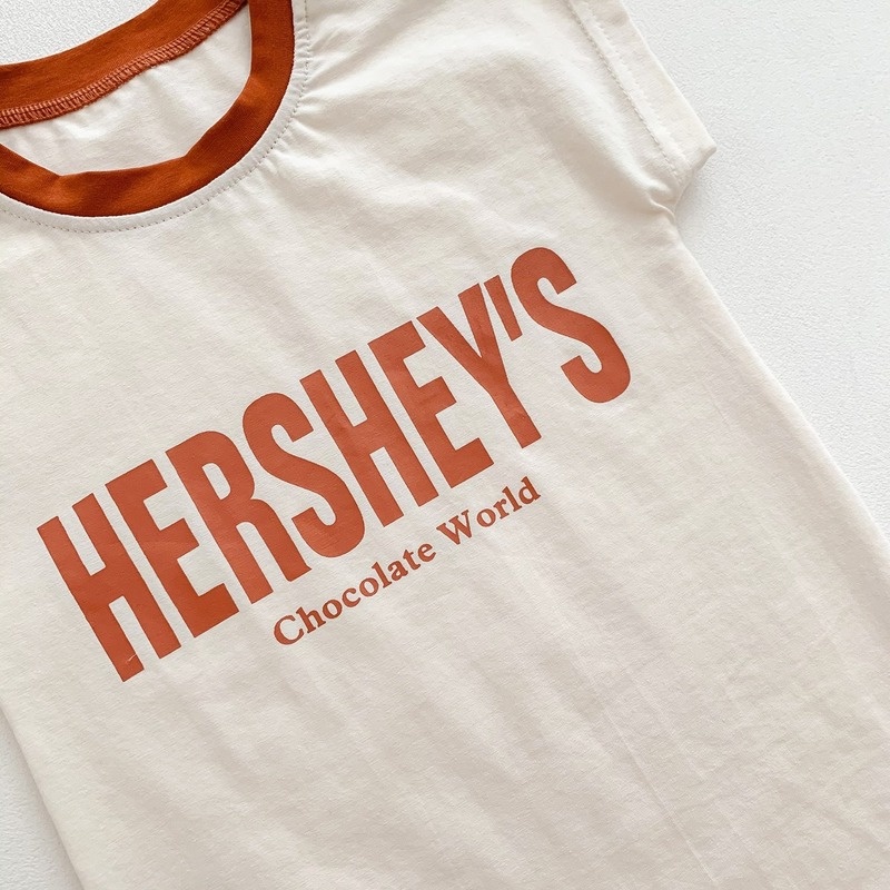 Bộ Áo Liền Quần Tay Ngắn In Chữ Dễ Thương Phong Cách Hàn Quốc Thời Trang Mùa Hè Cho Bé Sơ Sinh