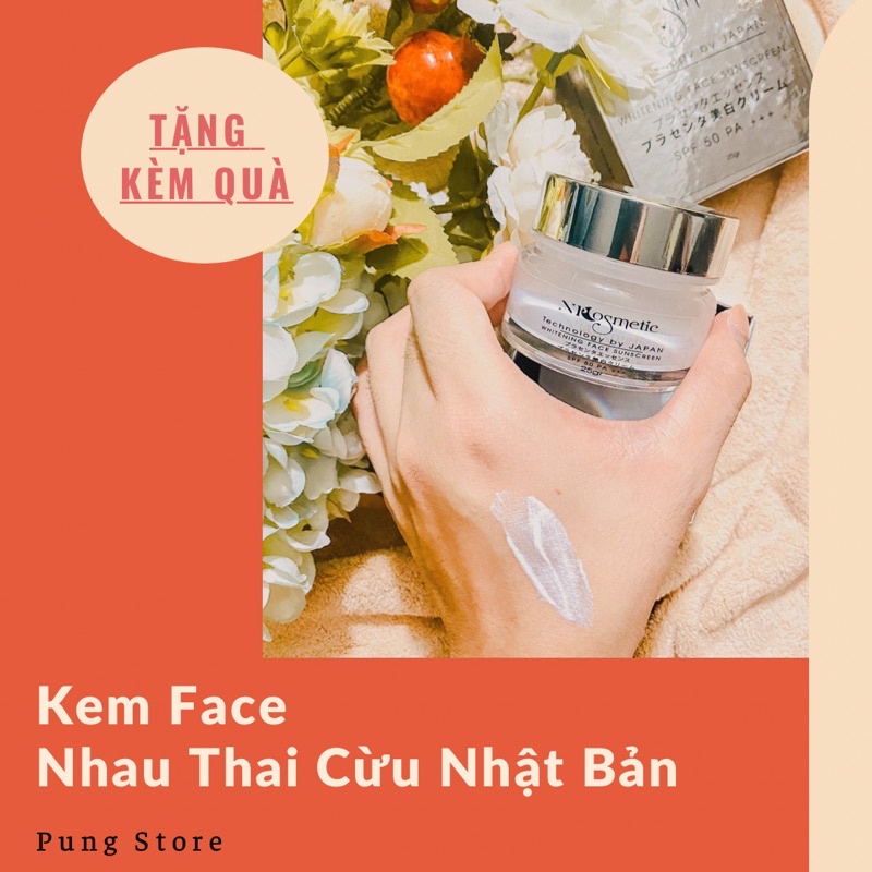 KEM FACE NHAU THAI CỪU NHẬT BẢN | Tái Sinh Làn Da Hư Tổn