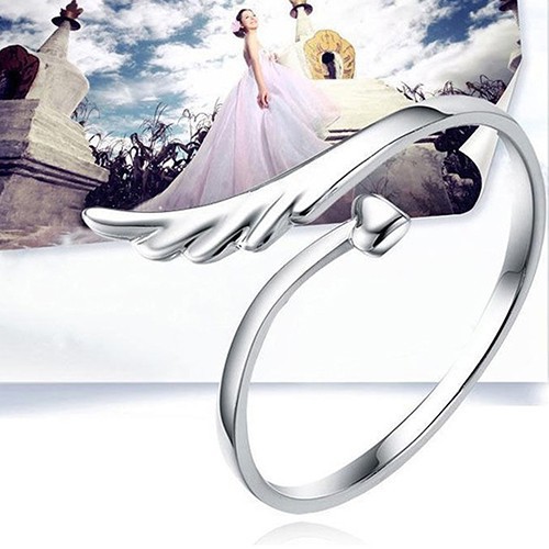 Nhẫn Hình Đôi Cánh Đơn Giản Thời Trang Cho Nữ