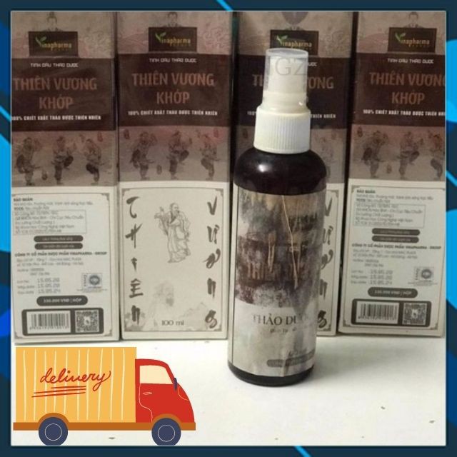 {VINA PHARMA] Thiên Vương khớp: Dung Cho Đau Nhức Xương Khớp, Đau Lưng, Đau Mỏi Vai Gáy, Vết Bầm Dập...