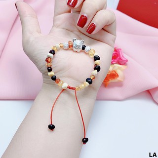 VÒNG HỔ PHÁCH MIX CON GIÁP BẠC CHO BÉ