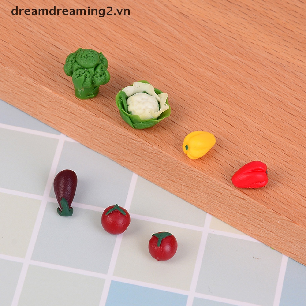 Bộ 7 Mô Hình Rau Củ mini Dành Cho Búp Bê