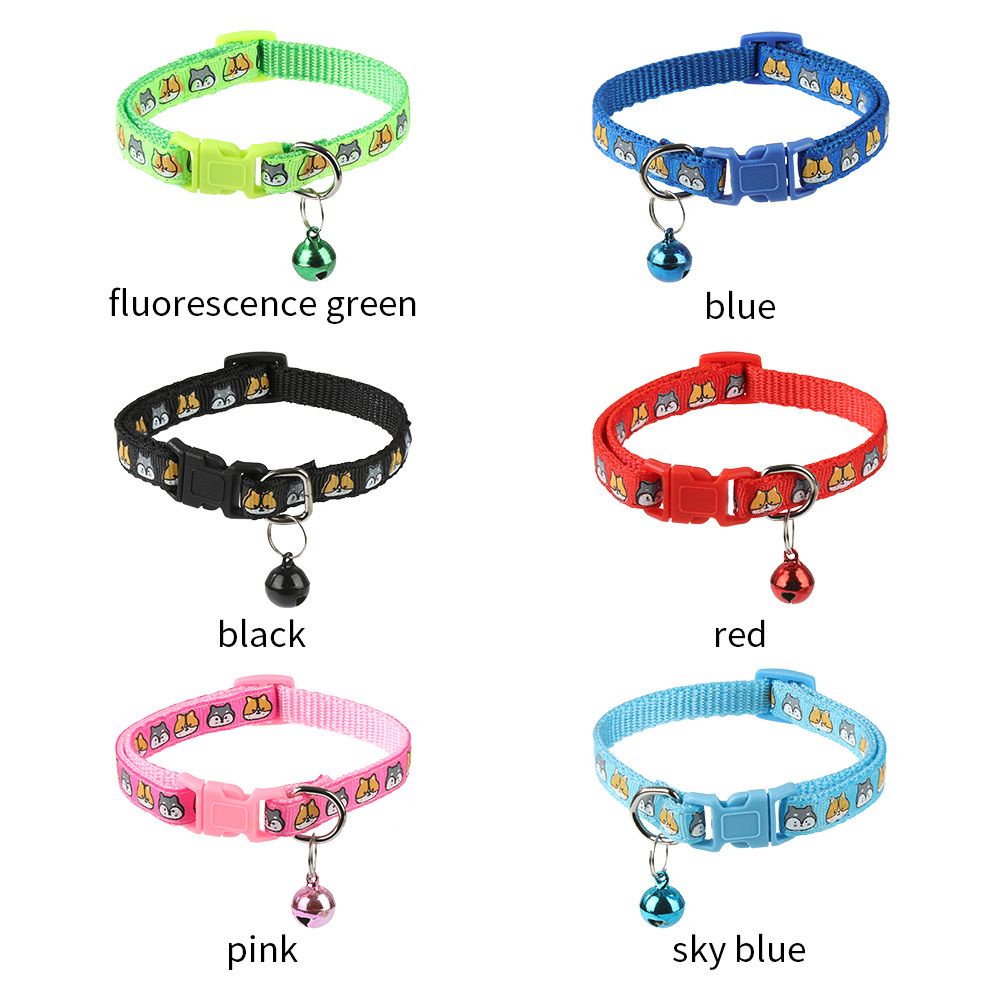 Vòng Cổ Thú Cưng Có Chuông Dễ Thương An Toàn Nhiều Màu Sắc