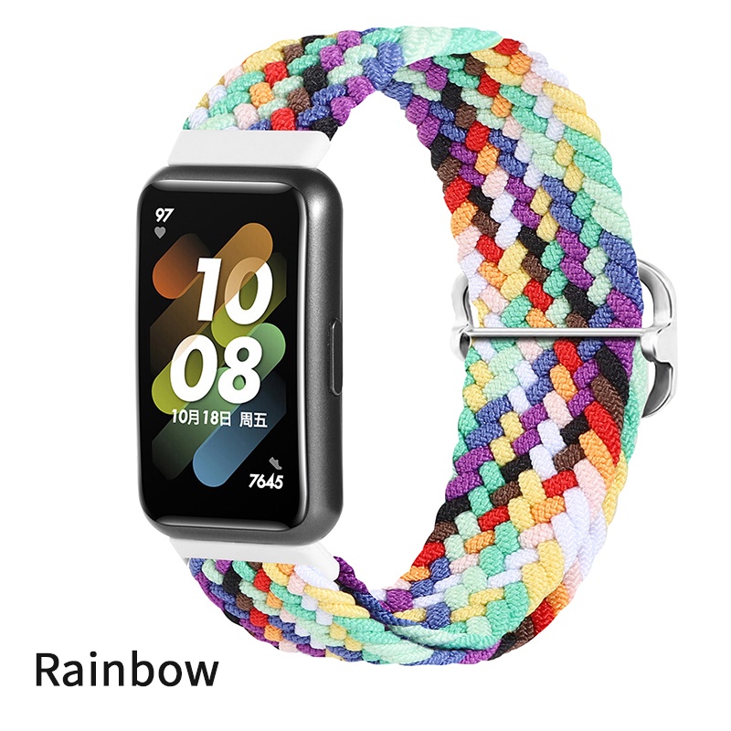 Dây Đeo Nylon Co Giãn Thoáng Khí 7NFC Thay Thế Chuyên Dụng Cho Huawei Band 7 Huawei Band7