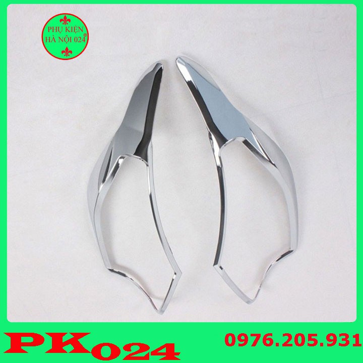 [Triton 2016-2018] Ốp Viền Đèn Pha, Hậu Mạ Crom Cho Xe - Triton 2016-2018