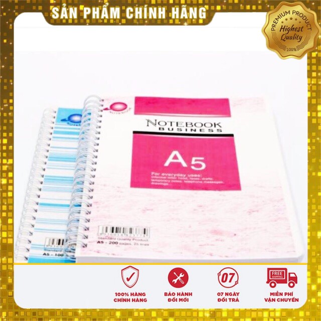 sổ lò xo A5,A4 (Hải Tiến 200trang)