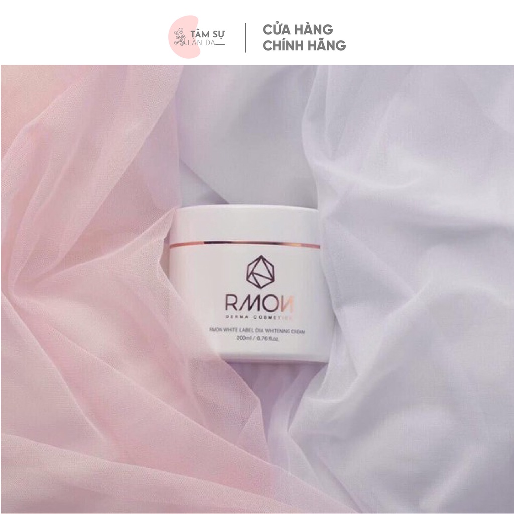 Kem Dưỡng Trắng Da Body Tế Bào Gốc Rmon White Label Dia Whitening Cream 200ml