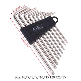 9 Pcs Hex for Key Wrench Sets Torx L Shape Repair Tool Screwdriver Tool Set Usef