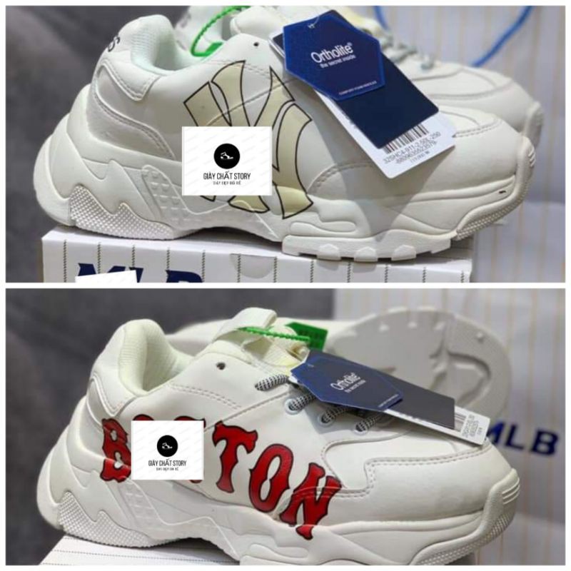 Giày Boston Giày NY [Đế tách, chữ IN 3D]  Sneakers Boston NY  tăng chiều cao Nam Nữ | BigBuy360 - bigbuy360.vn
