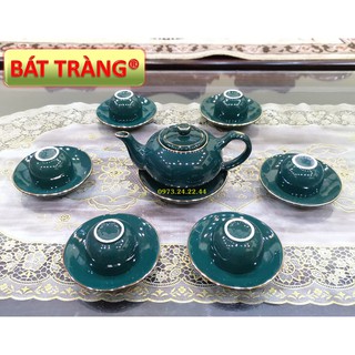 ẤM TRÀ VIỀN VÀNG BỘ ẤM CHÉN ĐẸP