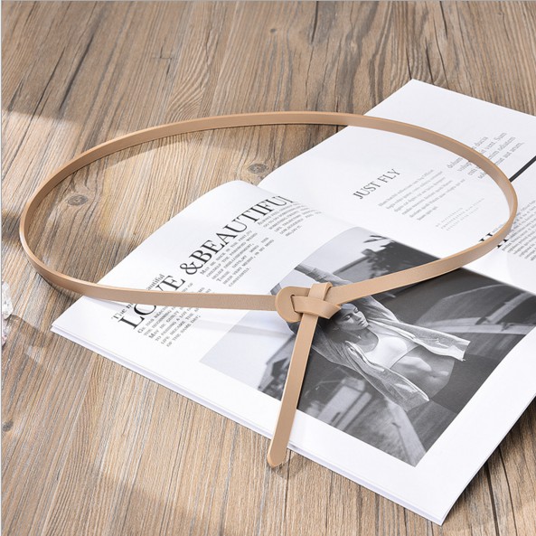 Thắt Lưng Da Bản Nhỏ Thiết Kế trẻ trung Cho Nữ