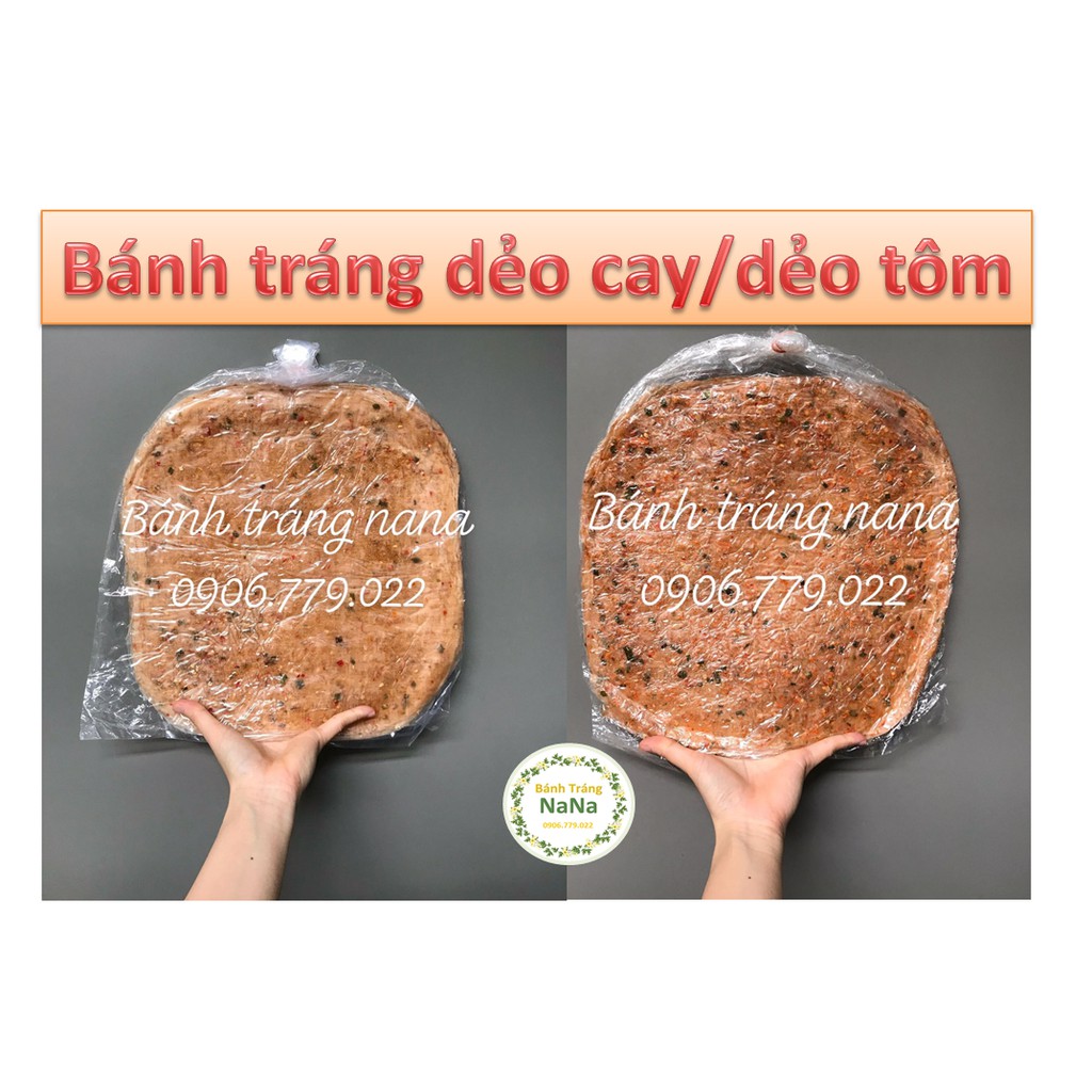 Bánh tráng dẻo tôm- dẻo cay loại ngon - 1kg ( khoảng 28-30 cái bánh) (Có video)