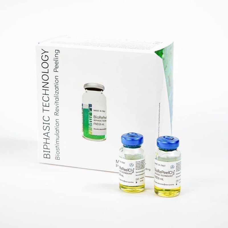 Tinh Chất Peel Da Căng Bóng Giảm Mụn BioRePeelCl3 Italy