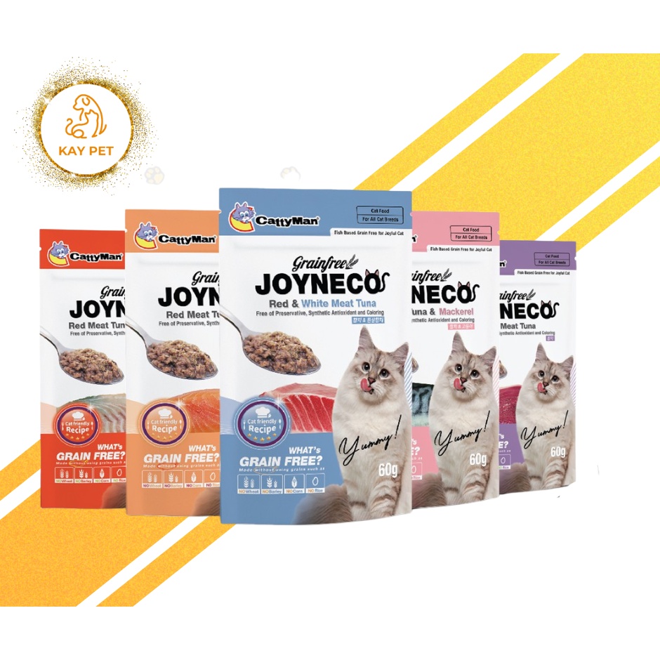 Pate dinh dưỡng cá ngừ cho mèo kén ăn Joyneco gói 60g