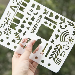 Khuôn mẫu để tô màu vẽ trang trí gắn sổ tay Planner A5