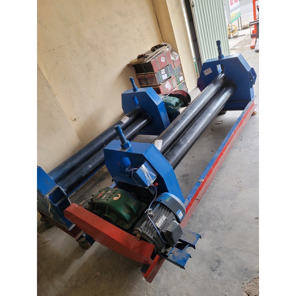 Máy lốc tôn tấm, lốc inox. nhôm...