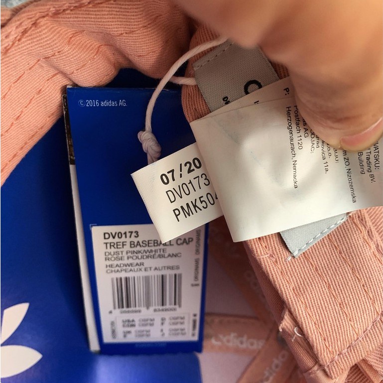 Nón lưỡi trai ADIDAS , nón kết màu hồng dễ thương