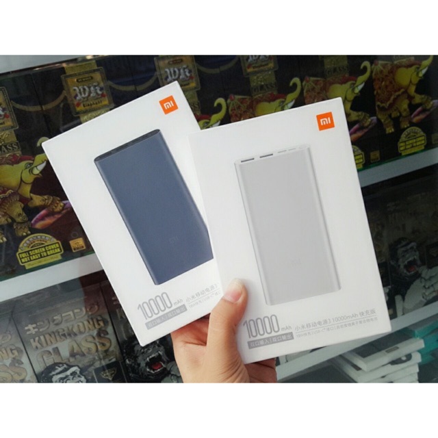 Pin Sạc Dự Phòng Xiaomi Gen 2 Version 2018 10000 mAh 2 Cổng USB Hỗ Trợ QC 3.0M - Hàng Nhập Khẩu