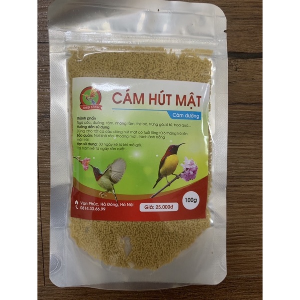 Cám Chim Hút Mật Minibica - Cám Bổi Birdfood gói 100g CC50