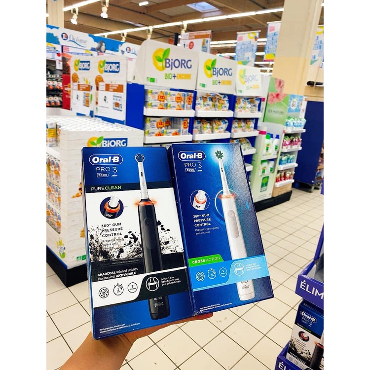 Bill Pháp - (Made in Germany) Bàn chải điện Oral-B Pro3 3000