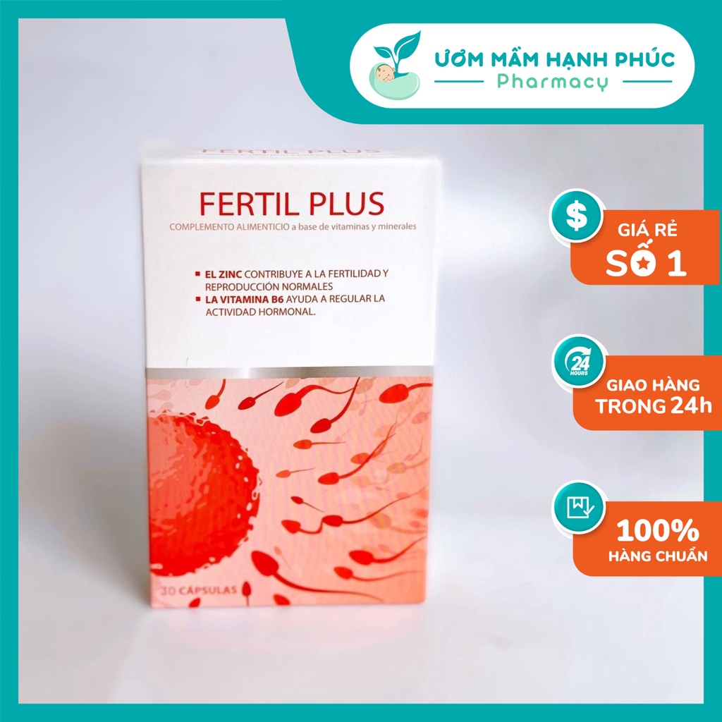 Viên nén FERTIL PLUS hỗ trợ cải thiện chất lượng tế bào trứng [CHÍNH HÃNG]