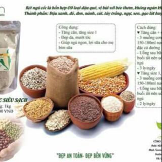 Bột ngũ cốc siêu sạch