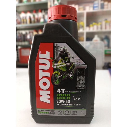 Motul 3100 gold 10w40 dùng cho xe số . côn tay 0.8l
