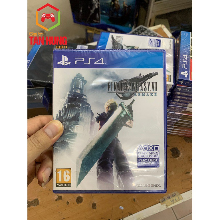 Đĩa Game Ps4 Final Fantasy VII Remake 2020 New Seal