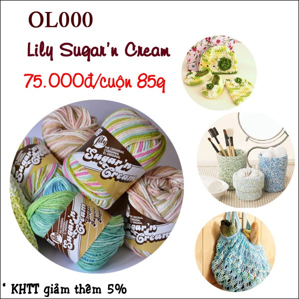 Len Cotton Lily Sugar'n Cream USA