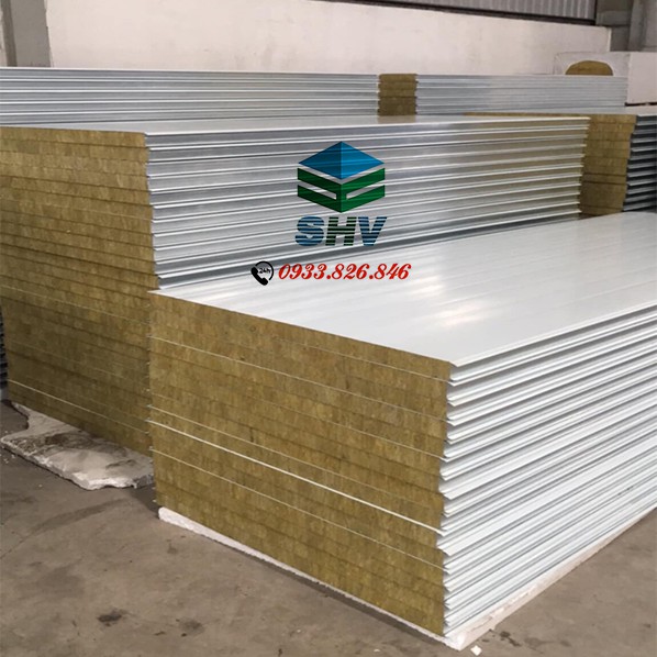 Tấm vách ngăn panel rockwool