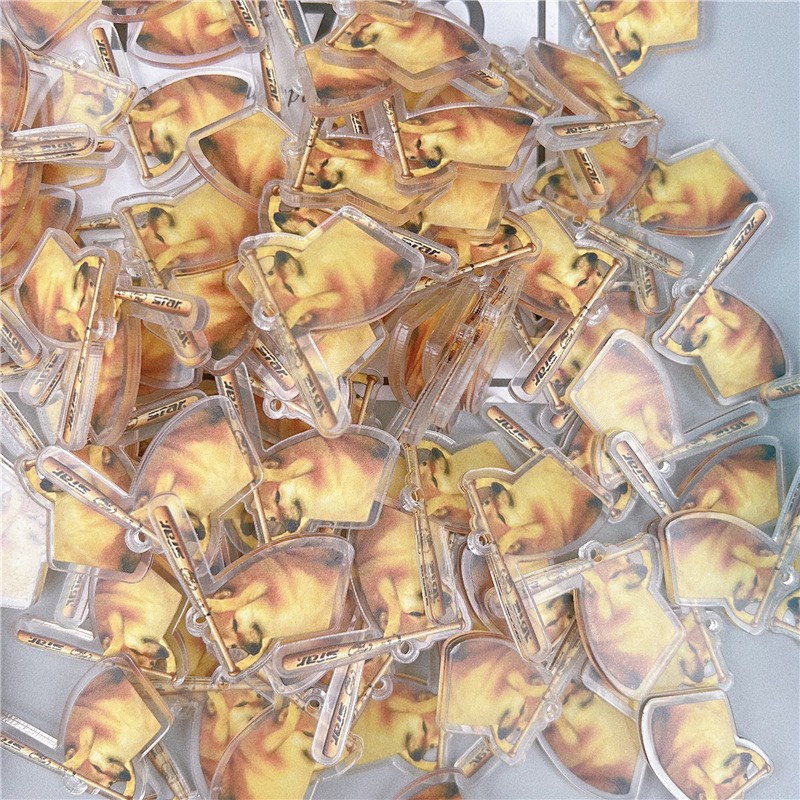 Móc Khóa Nhựa Acrylic Meme Chó Shiba Cheems Bonk Pepe