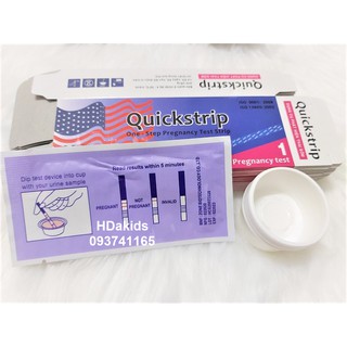 Que Thử Thai Quickstrip Lá Cờ- Bịch 100 Que