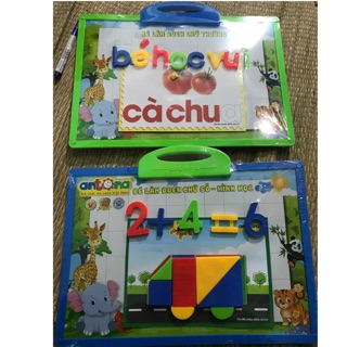 BẢNG NAM CHÂM CHO BÉ LÀM QUEN CHỮ VÀ SỐ