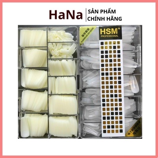 Móng úp fom thang nhám sẵn HSM hộp 600 móng.